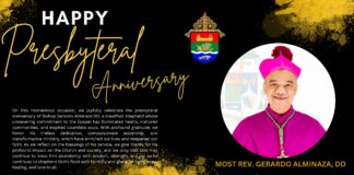Happy Presbyteral Anniversary Most Rev. Gerardo Alminaza, DD