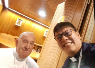 Msgr. Erwin and Msgr. Peral Bonds with Pope Francis at World Priest Meeting in Rome