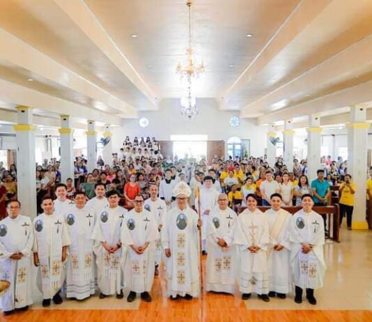Celebrating 38th Anniversary as a Priest of Bishop Gerardo Alminaza